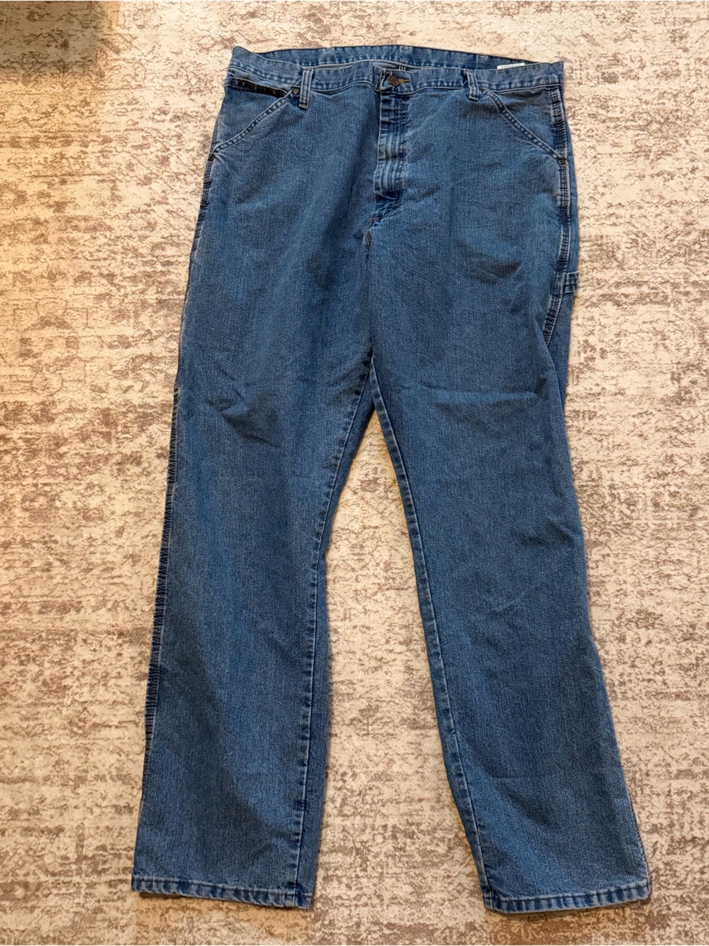 Wrangler Dark Blue Straight Men's Jeans